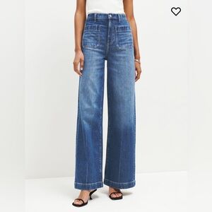 REFORMATION Janae Ultra High Rise Wide Leg Jeans
